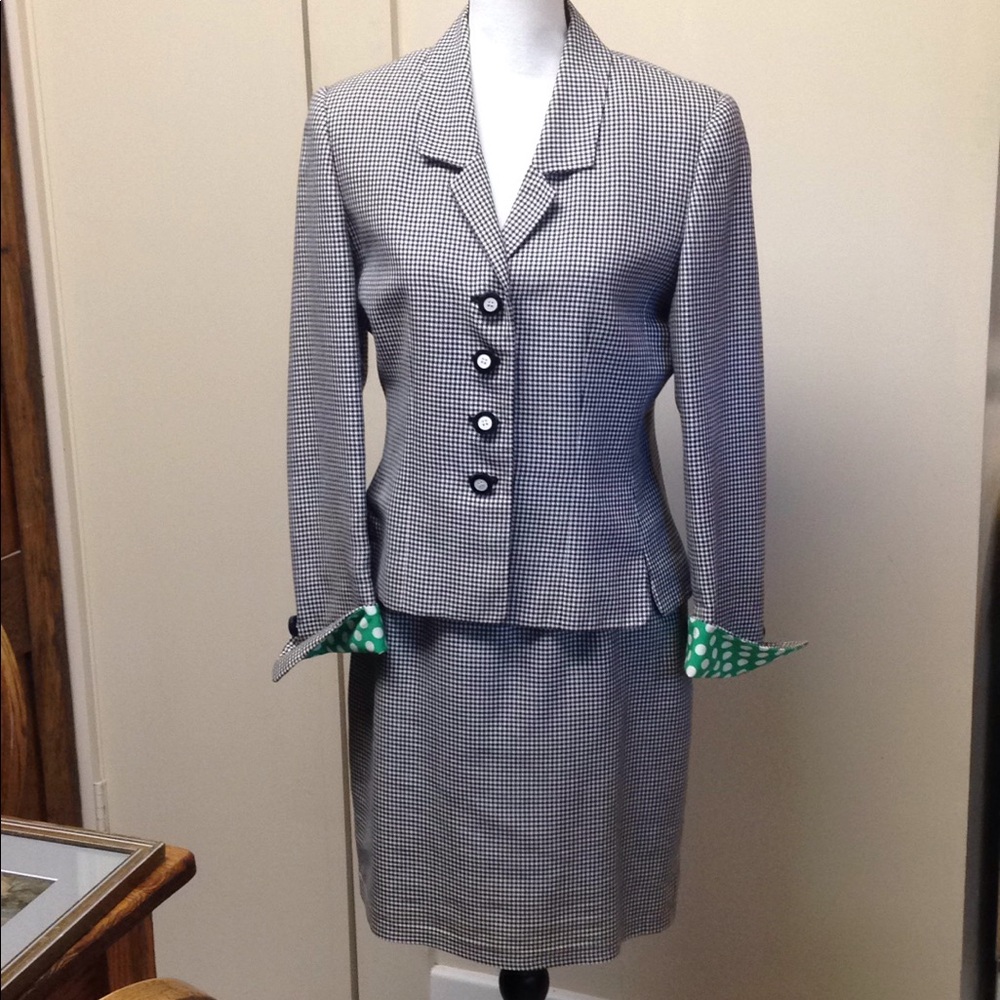 Carlisle vintage houndstooth 2 piece suit